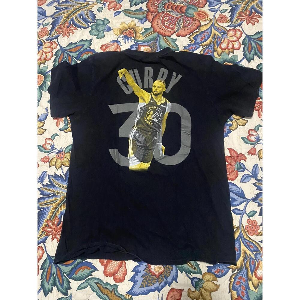 Fanatics Mens Steph Curry T-Shirt Medium Nba Goldenstate Warriors Black Graphic